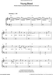 Cover icon of Young Blood sheet music for piano solo by Sophie Ellis-Bextor, Ed Harcourt and Sophie Ellis Bextor, easy skill level