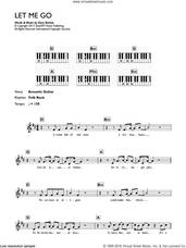 Cover icon of Let Me Go sheet music for piano solo (chords, lyrics, melody) by Gary Barlow, intermediate piano (chords, lyrics, melody)