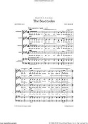Cover icon of The Beatitudes sheet music for choir by Paul Mealor and Miscellaneous, intermediate skill level