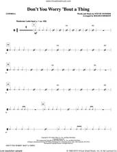 Cover icon of Don't You Worry 'Bout a Thing (arr. Roger Emerson) (complete set of parts) sheet music for orchestra/band by Roger Emerson and Stevie Wonder, intermediate skill level
