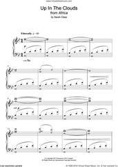 Cover icon of Up In The Clouds sheet music for piano solo by Sarah Class, intermediate skill level