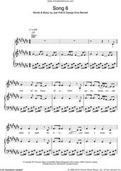 Cover icon of Song 6 sheet music for voice, piano or guitar by George Ezra, George Ezra Barnett and Joel Pott, intermediate skill level