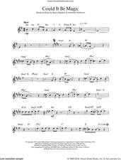 Cover icon of Could It Be Magic sheet music for flute solo by Barry Manilow and Adrienne Anderson, intermediate skill level
