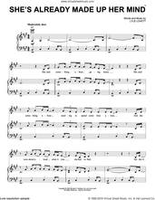 Cover icon of She's Already Made Up Her Mind sheet music for voice, piano or guitar by Lyle Lovett, intermediate skill level