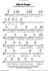 Cover icon of Like A Prayer sheet music for ukulele by Madonna and Patrick Leonard, intermediate skill level