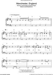 Cover icon of Manchester, England sheet music for piano solo by Galt MacDermot, Gerome Ragni and James Rado, easy skill level