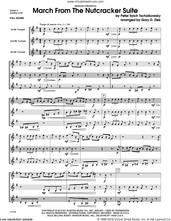 Cover icon of March from the Nutcracker (COMPLETE) sheet music for three trumpets by Pyotr Ilyich Tchaikovsky, Gary Ziek and Tschaikowsky, classical score, intermediate skill level