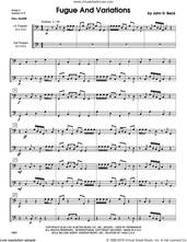 Cover icon of Fugue And Variations sheet music for percussions by John H. Beck, intermediate skill level