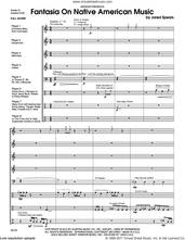 Cover icon of Fantasia On Native American Music (COMPLETE) sheet music for percussions by Jared Spears, classical score, intermediate skill level