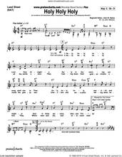 Cover icon of Holy Holy Holy sheet music for concert band (orchestration) by John Wasson and John Dykes/Reginald Heber, intermediate skill level