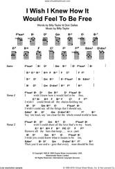 Cover icon of I Wish I Knew How It Would Feel To Be Free sheet music for ukulele by Billy Taylor, Nina Simone and Dick Dallas, intermediate skill level