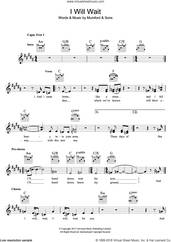 Cover icon of I Will Wait sheet music for voice and other instruments (fake book) by Mumford & Sons and Marcus Mumford, intermediate skill level