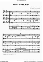 Cover icon of Marfira, Por Vos Muero sheet music for choir (SATB: soprano, alto, tenor, bass) by Anon, Anthony Petti and Miscellaneous, classical score, intermediate skill level