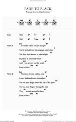 Cover icon of Fade To Black sheet music for guitar (chords) by Dire Straits and Mark Knopfler, classical score, intermediate skill level