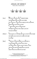 Cover icon of Angel Of Mercy sheet music for guitar (chords) by Dire Straits and Mark Knopfler, intermediate skill level