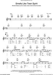 Cover icon of Smells Like Teen Spirit sheet music for voice and other instruments (fake book) by Nirvana, Dave Grohl, Krist Novoselic and Kurt Cobain, intermediate skill level