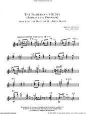 Cover icon of The Fisherman's Story (Romance Del Pescador From El Amor Brujo) sheet music for guitar solo (chords) by Manuel De Falla, classical score, easy guitar (chords)