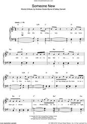 Cover icon of Someone New sheet music for voice, piano or guitar by Hozier, Andrew Hozier-Byrne and Sallay Garnett, intermediate skill level