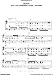 Cover icon of Roads sheet music for voice, piano or guitar by LAWSON, Andrew Brown, Ki Fitzgerald and Mark Blackwell, intermediate skill level
