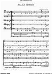 Cover icon of Mirabile Mysterium sheet music for voice, piano or guitar by Pietro Vinci, classical score, intermediate skill level