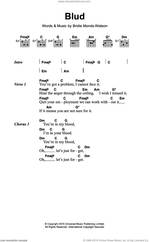Cover icon of Blud sheet music for guitar (chords) by SOAK and Bridie Monds-Watson, intermediate skill level