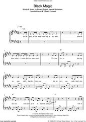 Cover icon of Black Magic, (easy) sheet music for piano solo by Little Mix, Camille Purcell, Edvard Erfjord, Edward Drewett and Henrik Michelsen, easy skill level