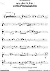 Cover icon of A Sky Full Of Stars sheet music for flute solo by Coldplay, Christopher Martin, Guy Berryman, Jonathan Buckland, Tim Bergling and William Champion, wedding score, intermediate skill level