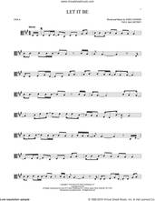 Cover icon of Let It Be sheet music for viola solo by The Beatles, John Lennon and Paul McCartney, intermediate skill level
