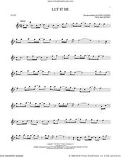 Cover icon of Let It Be sheet music for flute solo by The Beatles, John Lennon and Paul McCartney, intermediate skill level