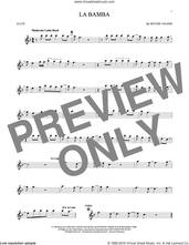 Cover icon of La Bamba sheet music for flute solo by Ritchie Valens and Los Lobos, intermediate skill level
