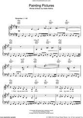Cover icon of Painting Pictures sheet music for voice, piano or guitar by Adele and Adele Adkins, intermediate skill level