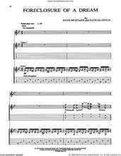 Cover icon of Foreclosure Of A Dream sheet music for guitar (tablature) by Megadeth, Dave Ellefson and Dave Mustaine, intermediate skill level