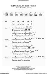Cover icon of Ride Across The River sheet music for guitar (chords) by Dire Straits and Mark Knopfler, intermediate skill level