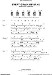 Cover icon of Every Grain Of Sand sheet music for ukulele (chords) by Bob Dylan, intermediate skill level