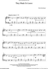 Cover icon of They Made Us Leave sheet music for piano solo by Hauschka and Volker Bertelmann, classical score, intermediate skill level