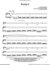 Cover icon of Pump It sheet music for voice, piano or guitar by Will Adams, Black Eyed Peas, Allan Pineda, Nicholas Roubanis, Stacy Ferguson and Thomas Van Musser, intermediate skill level