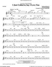 Cover icon of I Just Called to Say I Love You sheet music for orchestra/band (guitar) by Stevie Wonder and Paris Rutherford, intermediate skill level