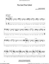 Cover icon of The God That Failed sheet music for bass (tablature) (bass guitar) by Metallica, James Hetfield and Lars Ulrich, intermediate skill level
