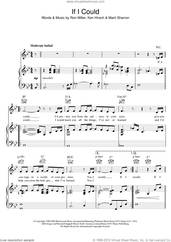 Cover icon of If I Could sheet music for voice, piano or guitar by Regina Belle, Ken Hirsch, Marti Sharron and Ron Miller, intermediate skill level