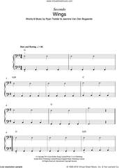 Cover icon of Wings, (intermediate) sheet music for piano solo by Birdy, Jasmine Van Den Bogaerde and Ryan Tedder, intermediate skill level