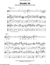 Cover icon of Smokin' 45 sheet music for guitar (tablature) by Bad Company, Boz Burrell, Peter Sinfield and Tim Hinckley, intermediate skill level