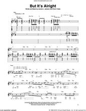 Cover icon of But It's Alright sheet music for guitar (tablature) by Huey Lewis & The News, J.J. Jackson, Jerome L. Jackson and Pierre Tubbs, intermediate skill level