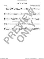 Cover icon of Drive My Car sheet music for alto saxophone solo by The Beatles, John Lennon and Paul McCartney, intermediate skill level