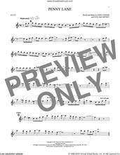 Cover icon of Penny Lane sheet music for flute solo by The Beatles, John Lennon and Paul McCartney, intermediate skill level