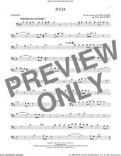 Cover icon of Julia sheet music for trombone solo by The Beatles, John Lennon and Paul McCartney, intermediate skill level