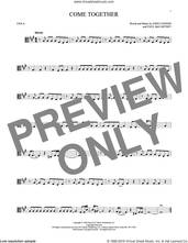 Cover icon of Come Together sheet music for viola solo by The Beatles, John Lennon and Paul McCartney, intermediate skill level