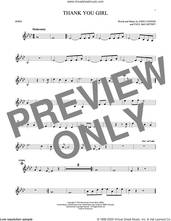 Cover icon of Thank You Girl sheet music for horn solo by The Beatles, John Lennon and Paul McCartney, intermediate skill level