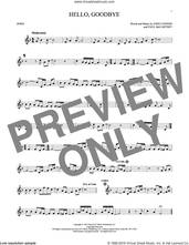 Cover icon of Hello, Goodbye sheet music for horn solo by The Beatles, John Lennon and Paul McCartney, intermediate skill level