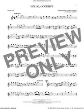 Cover icon of Hello, Goodbye sheet music for tenor saxophone solo by The Beatles, John Lennon and Paul McCartney, intermediate skill level