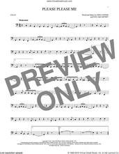 Cover icon of Please Please Me sheet music for cello solo by The Beatles, John Lennon and Paul McCartney, intermediate skill level